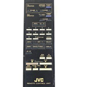 Black JVC PQ10544F R03/UM-4 Genuine Original Remote Control OEM Tested & Working